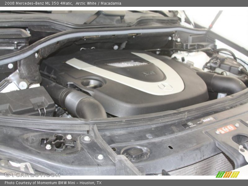 Arctic White / Macadamia 2008 Mercedes-Benz ML 350 4Matic