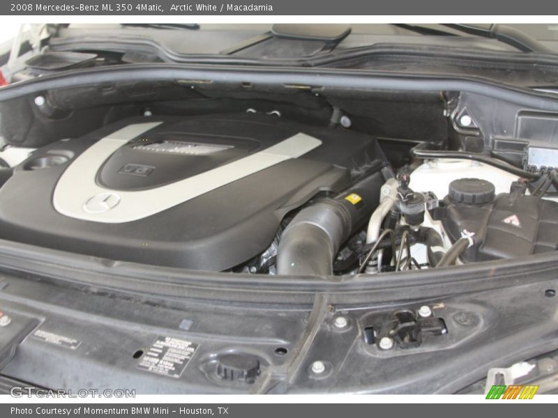 Arctic White / Macadamia 2008 Mercedes-Benz ML 350 4Matic