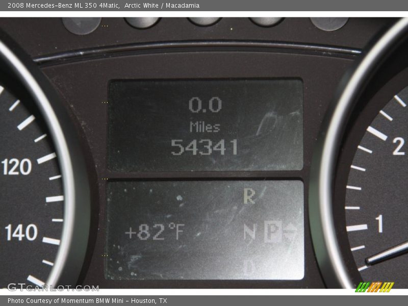 Arctic White / Macadamia 2008 Mercedes-Benz ML 350 4Matic