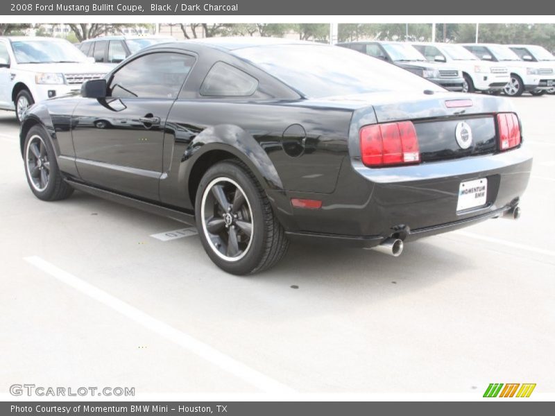 Black / Dark Charcoal 2008 Ford Mustang Bullitt Coupe
