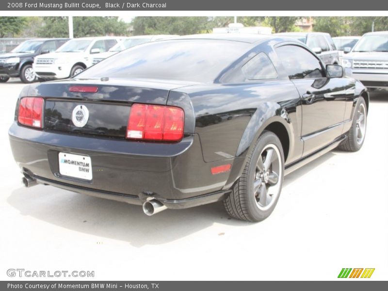 Black / Dark Charcoal 2008 Ford Mustang Bullitt Coupe