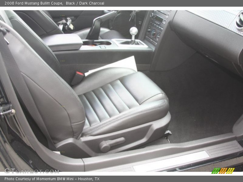  2008 Mustang Bullitt Coupe Dark Charcoal Interior