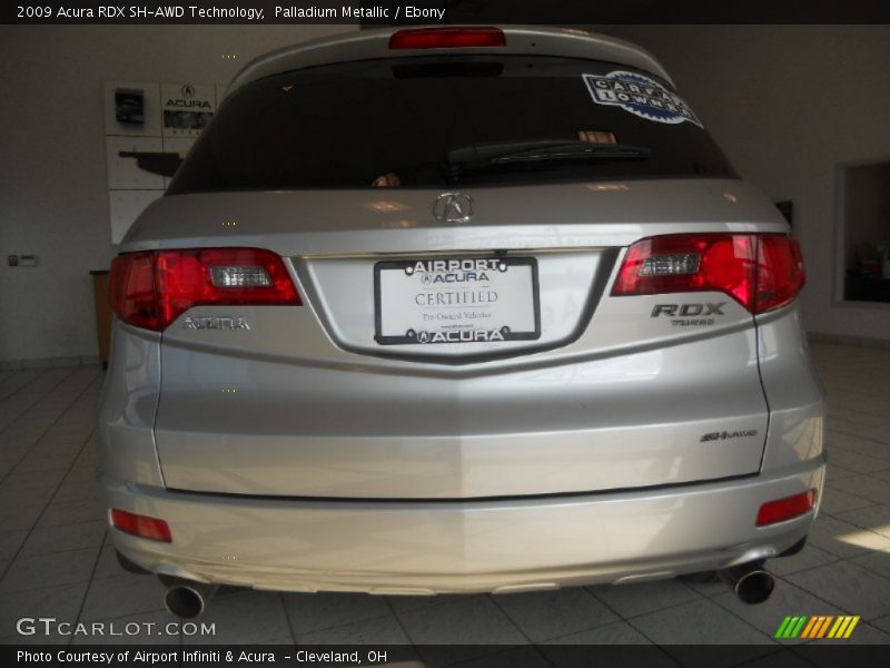 Palladium Metallic / Ebony 2009 Acura RDX SH-AWD Technology