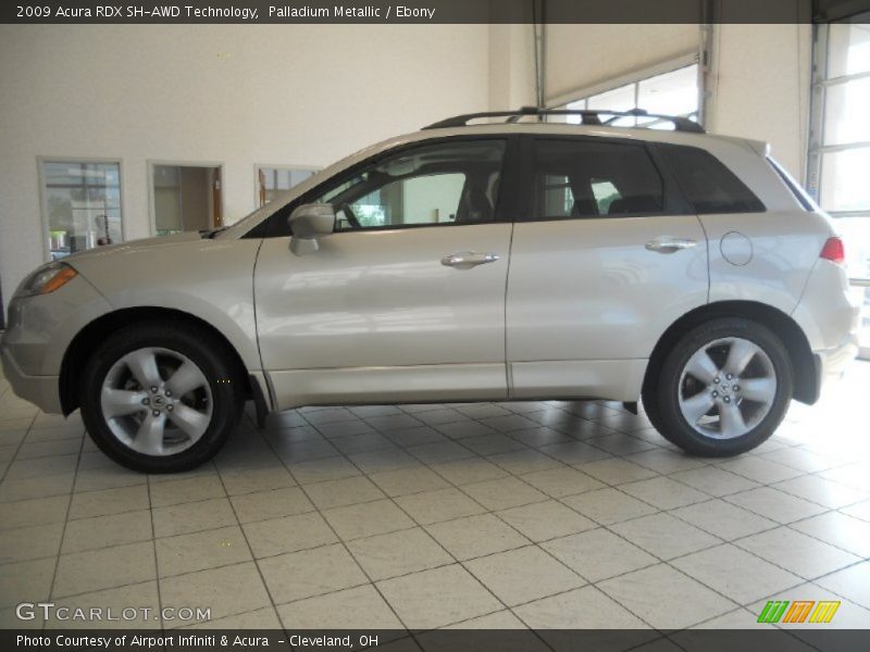 Palladium Metallic / Ebony 2009 Acura RDX SH-AWD Technology