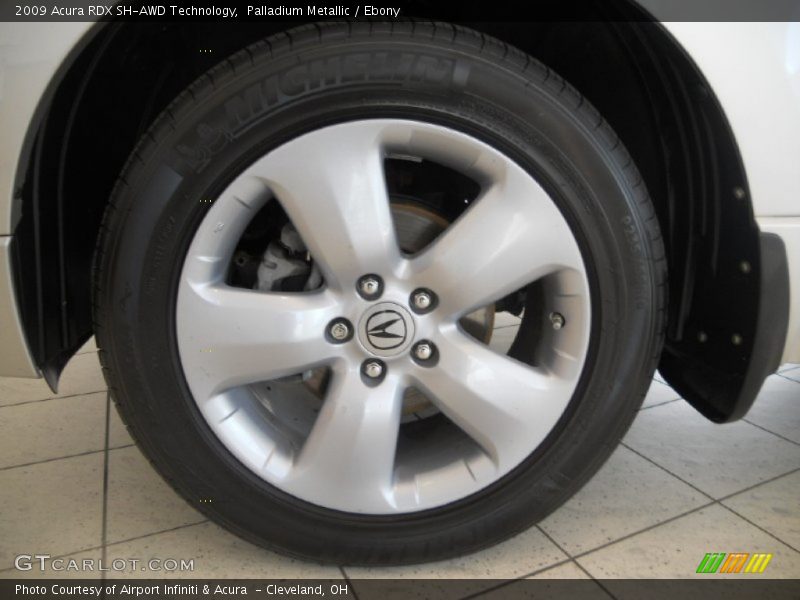 Palladium Metallic / Ebony 2009 Acura RDX SH-AWD Technology