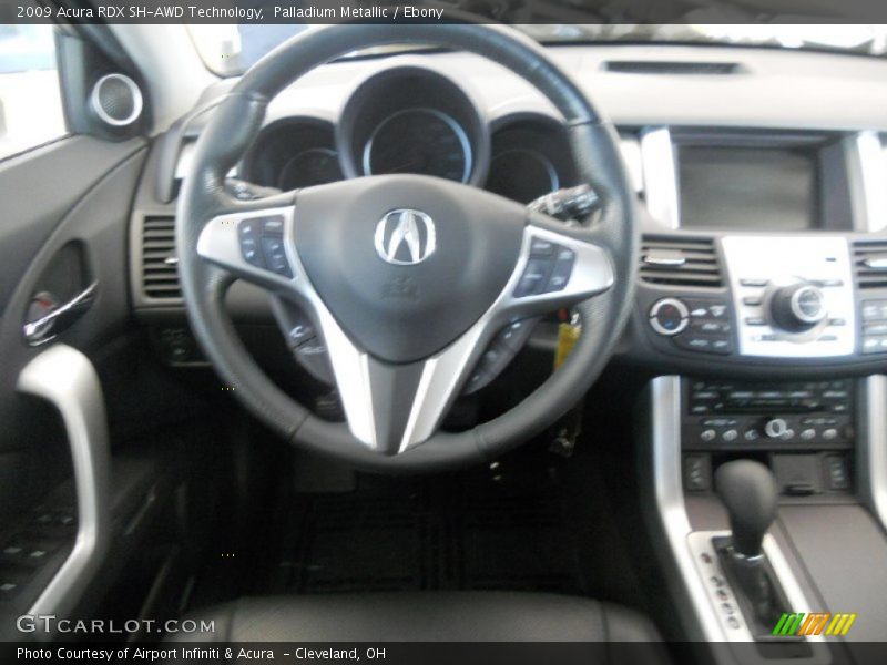 Palladium Metallic / Ebony 2009 Acura RDX SH-AWD Technology
