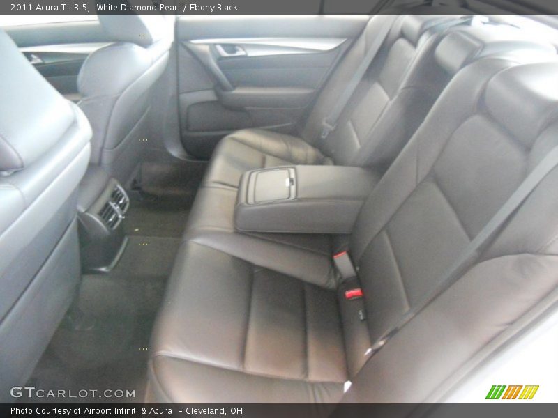 White Diamond Pearl / Ebony Black 2011 Acura TL 3.5