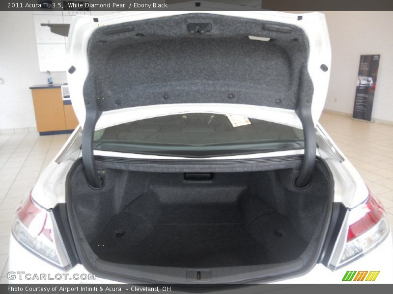 White Diamond Pearl / Ebony Black 2011 Acura TL 3.5