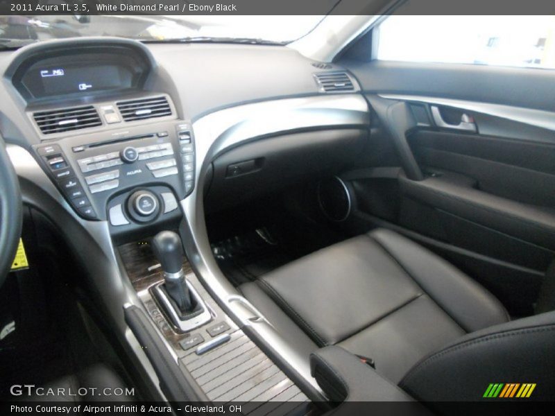 White Diamond Pearl / Ebony Black 2011 Acura TL 3.5