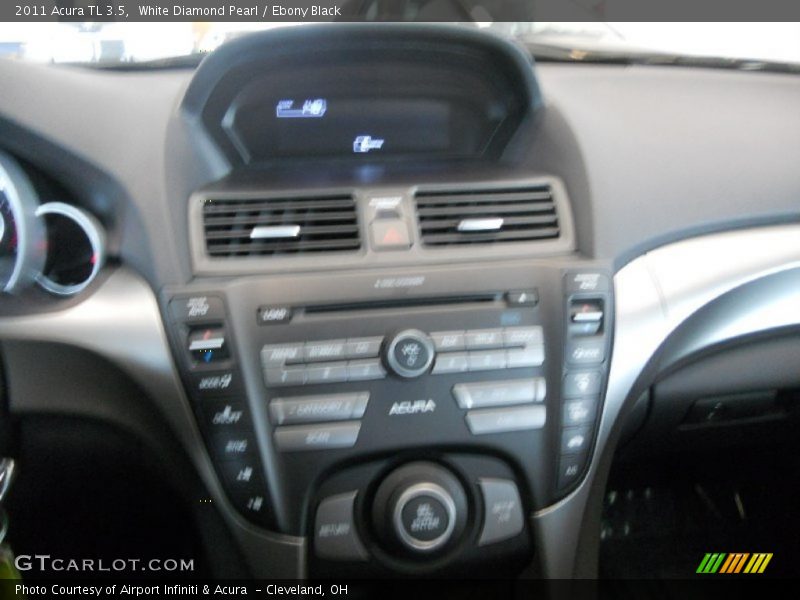 White Diamond Pearl / Ebony Black 2011 Acura TL 3.5