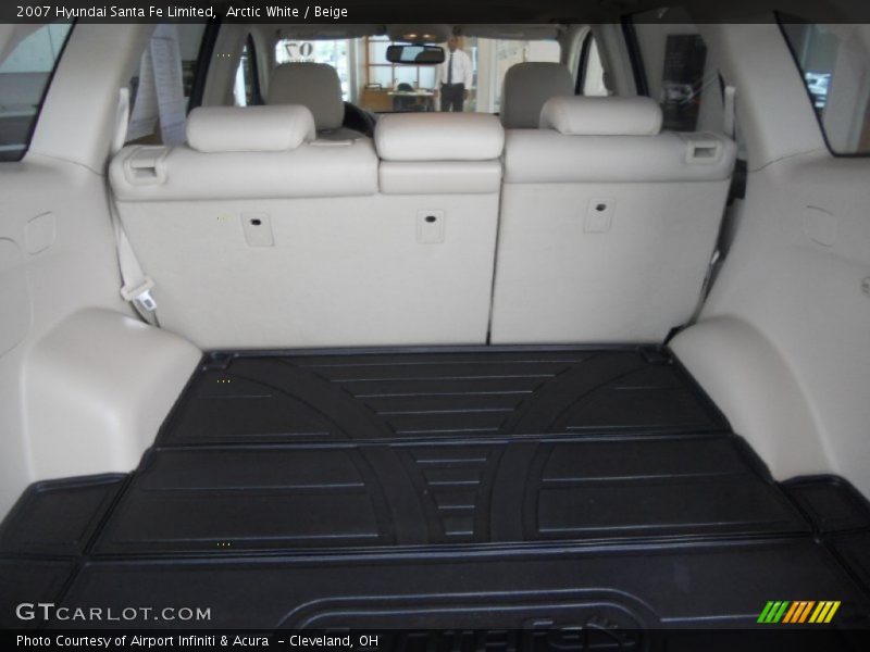 Arctic White / Beige 2007 Hyundai Santa Fe Limited