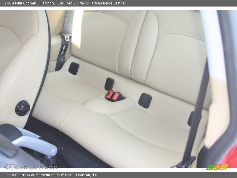 Chili Red / Gravity Tuscan Beige Leather 2009 Mini Cooper S Hardtop