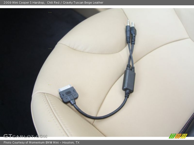 Chili Red / Gravity Tuscan Beige Leather 2009 Mini Cooper S Hardtop