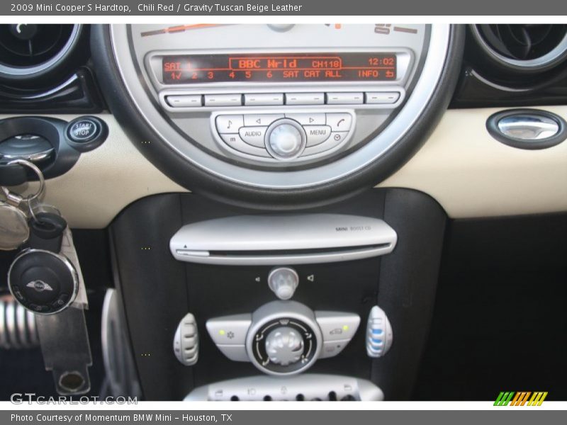 Chili Red / Gravity Tuscan Beige Leather 2009 Mini Cooper S Hardtop