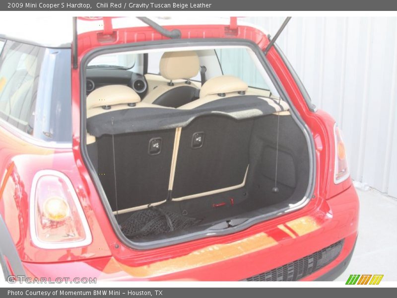 Chili Red / Gravity Tuscan Beige Leather 2009 Mini Cooper S Hardtop