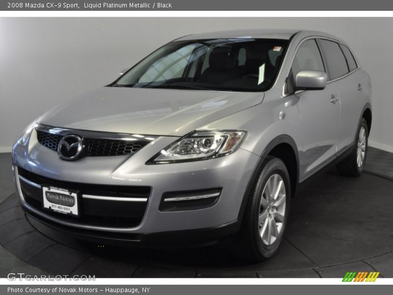 Liquid Platinum Metallic / Black 2008 Mazda CX-9 Sport