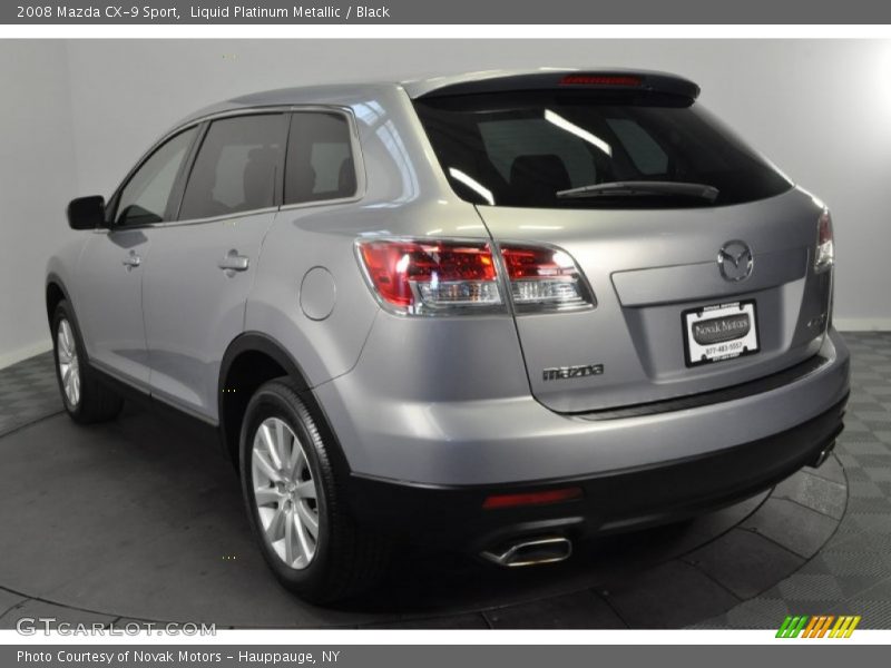 Liquid Platinum Metallic / Black 2008 Mazda CX-9 Sport