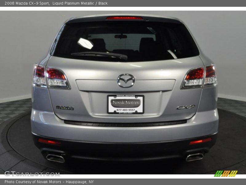 Liquid Platinum Metallic / Black 2008 Mazda CX-9 Sport