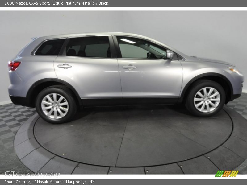 Liquid Platinum Metallic / Black 2008 Mazda CX-9 Sport