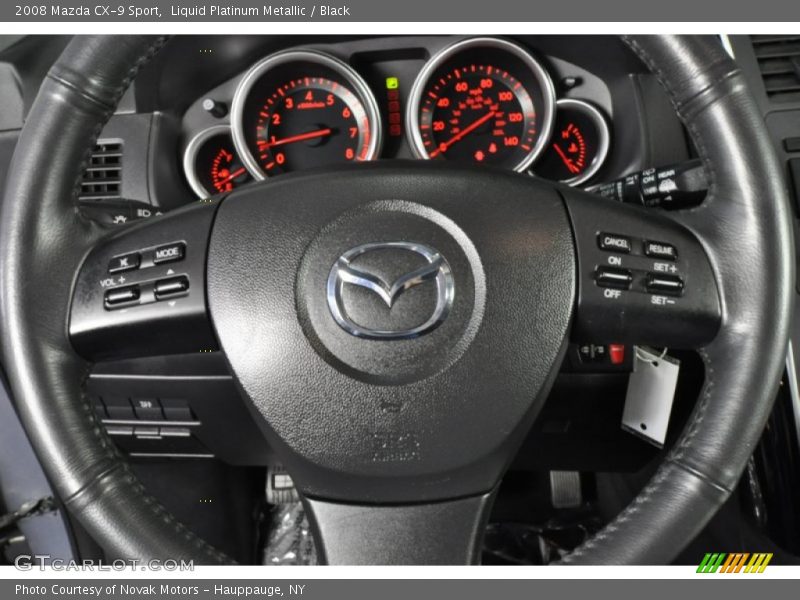 Liquid Platinum Metallic / Black 2008 Mazda CX-9 Sport