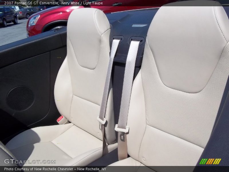 Ivory White / Light Taupe 2007 Pontiac G6 GT Convertible