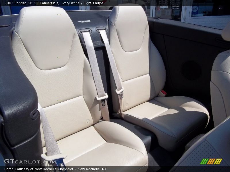 Ivory White / Light Taupe 2007 Pontiac G6 GT Convertible