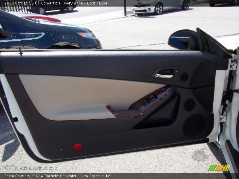 Ivory White / Light Taupe 2007 Pontiac G6 GT Convertible