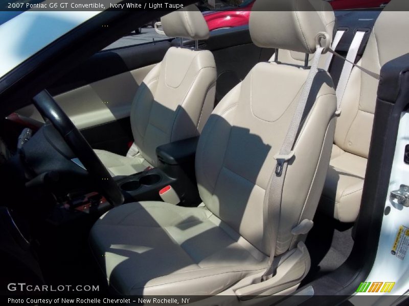 Ivory White / Light Taupe 2007 Pontiac G6 GT Convertible
