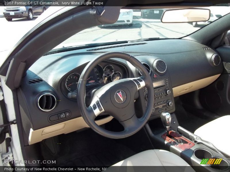 Ivory White / Light Taupe 2007 Pontiac G6 GT Convertible
