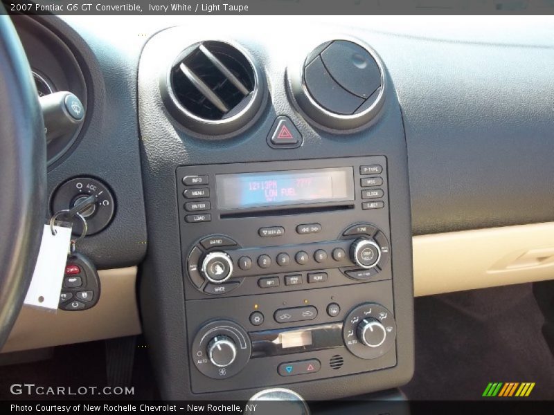 Ivory White / Light Taupe 2007 Pontiac G6 GT Convertible