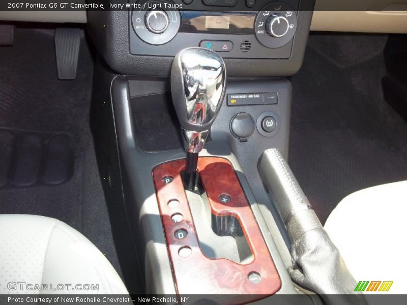 Ivory White / Light Taupe 2007 Pontiac G6 GT Convertible