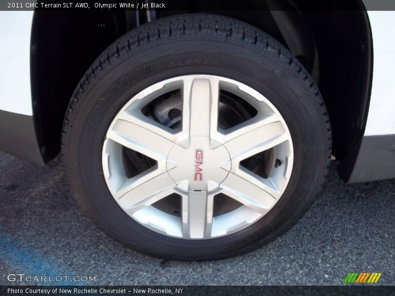 Olympic White / Jet Black 2011 GMC Terrain SLT AWD