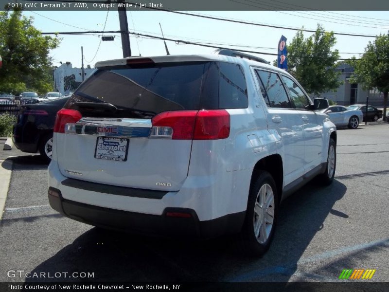 Olympic White / Jet Black 2011 GMC Terrain SLT AWD