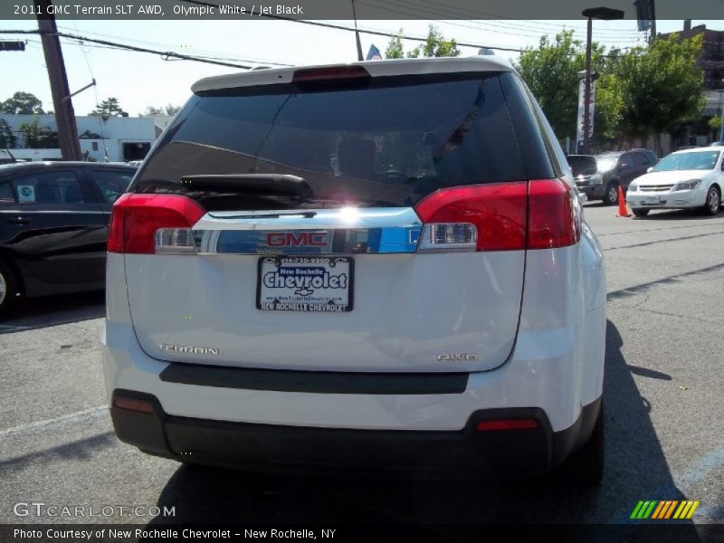 Olympic White / Jet Black 2011 GMC Terrain SLT AWD
