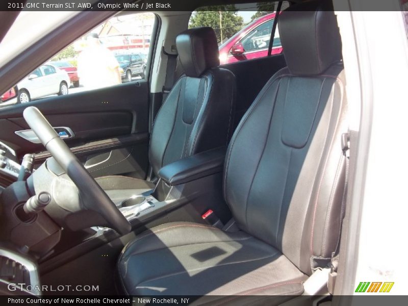Olympic White / Jet Black 2011 GMC Terrain SLT AWD