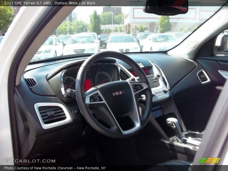 Olympic White / Jet Black 2011 GMC Terrain SLT AWD