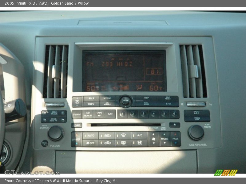 Golden Sand / Willow 2005 Infiniti FX 35 AWD