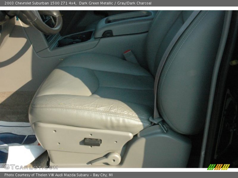 Dark Green Metallic / Gray/Dark Charcoal 2003 Chevrolet Suburban 1500 Z71 4x4