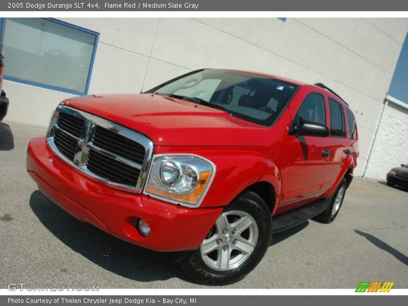 Flame Red / Medium Slate Gray 2005 Dodge Durango SLT 4x4