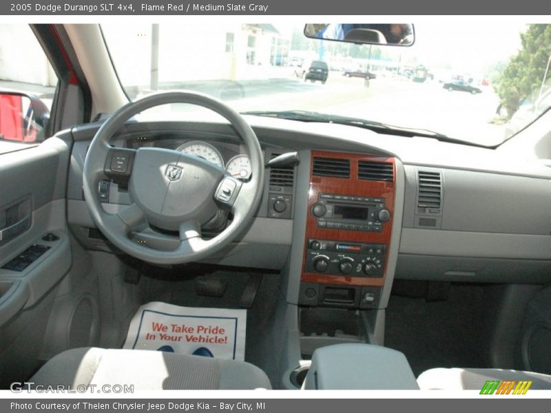 Flame Red / Medium Slate Gray 2005 Dodge Durango SLT 4x4