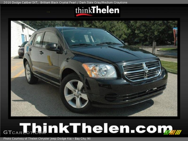 Brilliant Black Crystal Pearl / Dark Slate Gray/Medium Graystone 2010 Dodge Caliber SXT