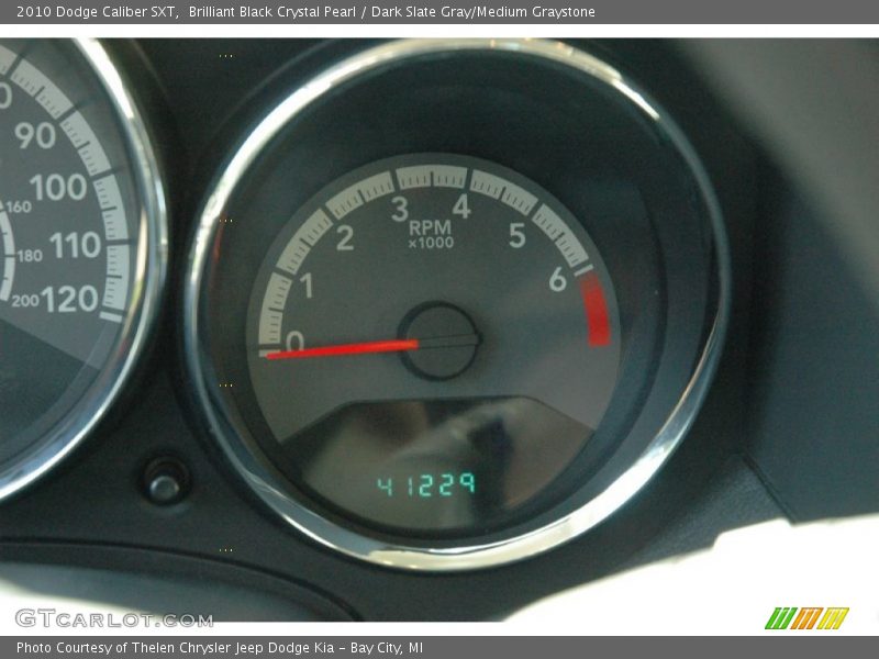 Brilliant Black Crystal Pearl / Dark Slate Gray/Medium Graystone 2010 Dodge Caliber SXT