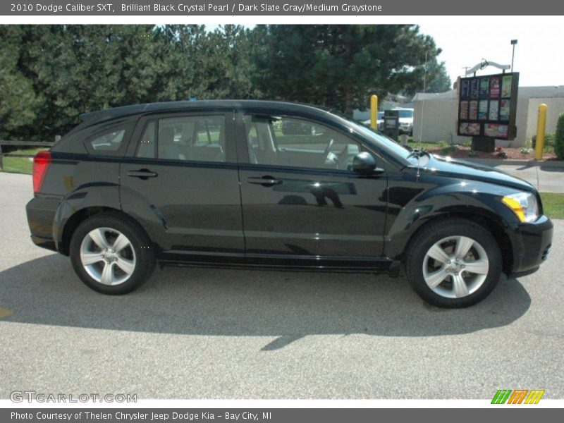 Brilliant Black Crystal Pearl / Dark Slate Gray/Medium Graystone 2010 Dodge Caliber SXT