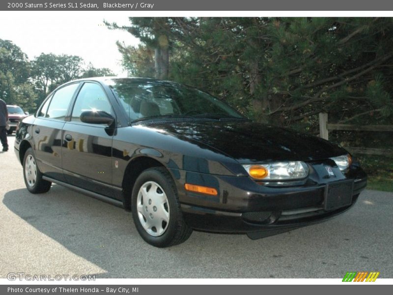 Blackberry / Gray 2000 Saturn S Series SL1 Sedan