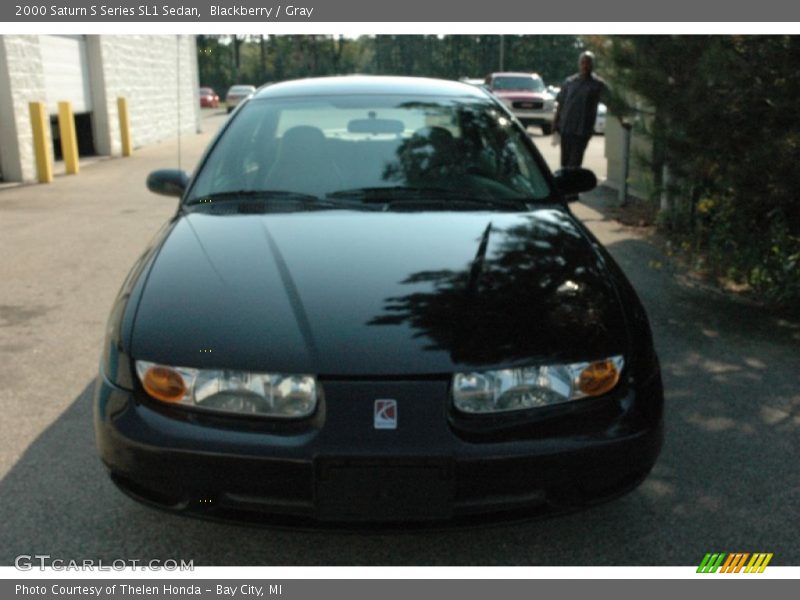 Blackberry / Gray 2000 Saturn S Series SL1 Sedan