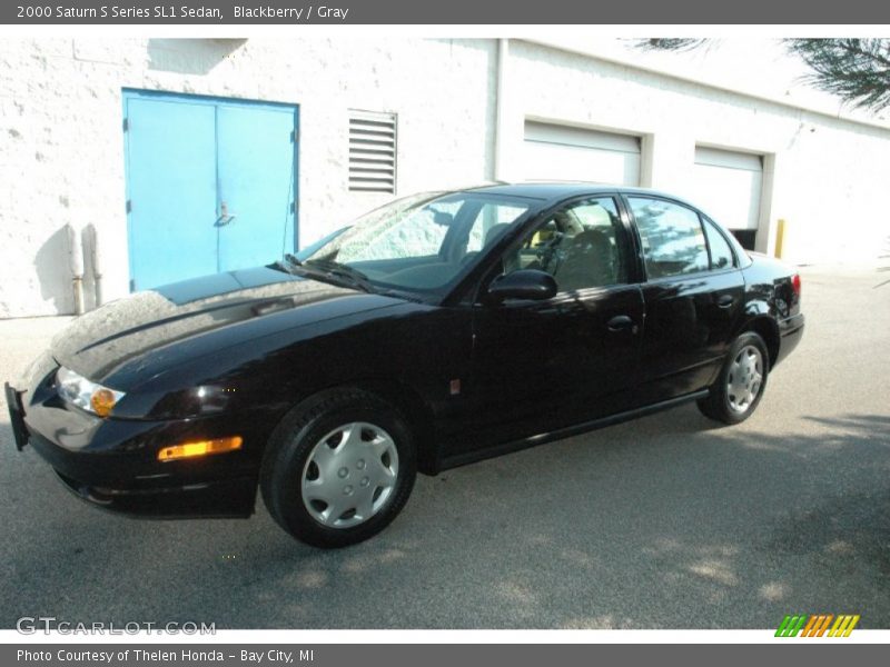 Blackberry / Gray 2000 Saturn S Series SL1 Sedan