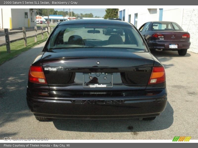 Blackberry / Gray 2000 Saturn S Series SL1 Sedan