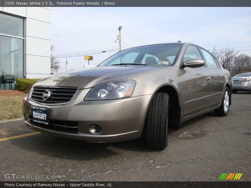 Polished Pewter Metallic / Blond 2005 Nissan Altima 2.5 SL