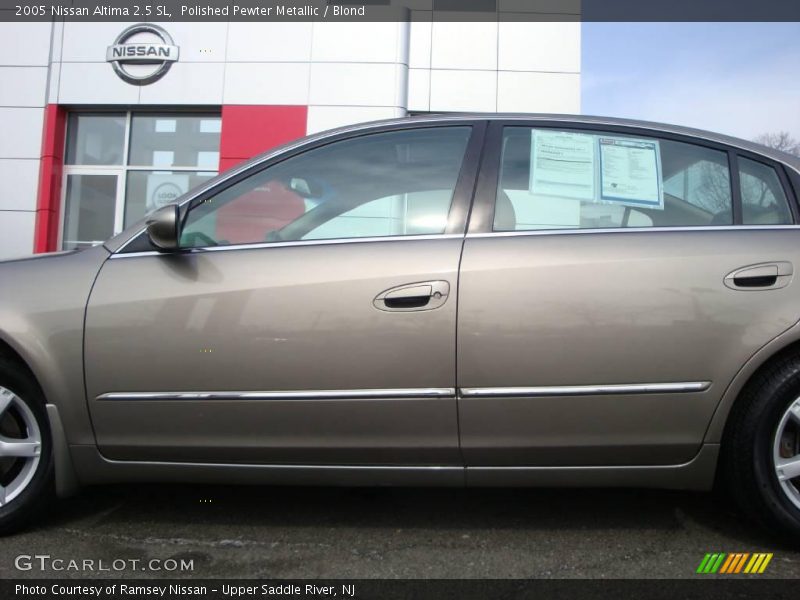 Polished Pewter Metallic / Blond 2005 Nissan Altima 2.5 SL