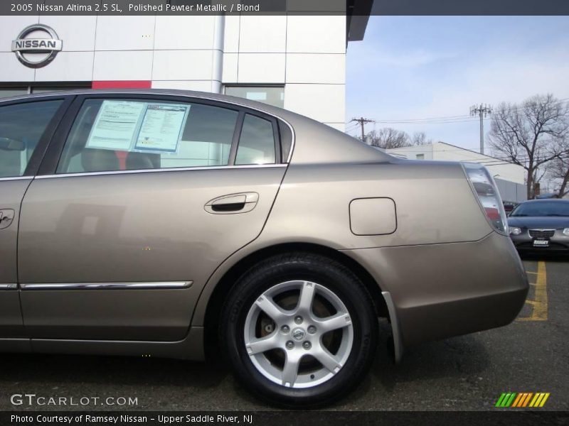 Polished Pewter Metallic / Blond 2005 Nissan Altima 2.5 SL
